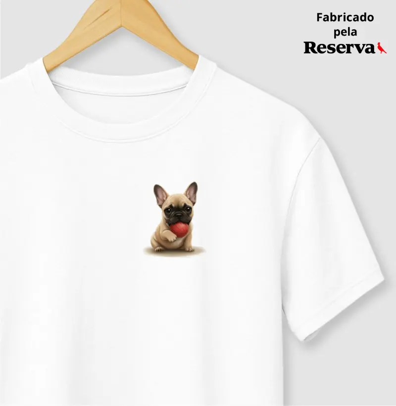 Bulldog Marrom Minimalista