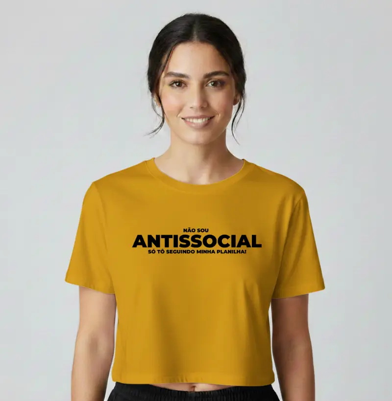 Não Sou Antissocial Só Estou Seguindo Minha Planilha
