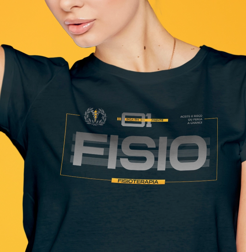 Camiseta Fisioterapia Premium - feminina