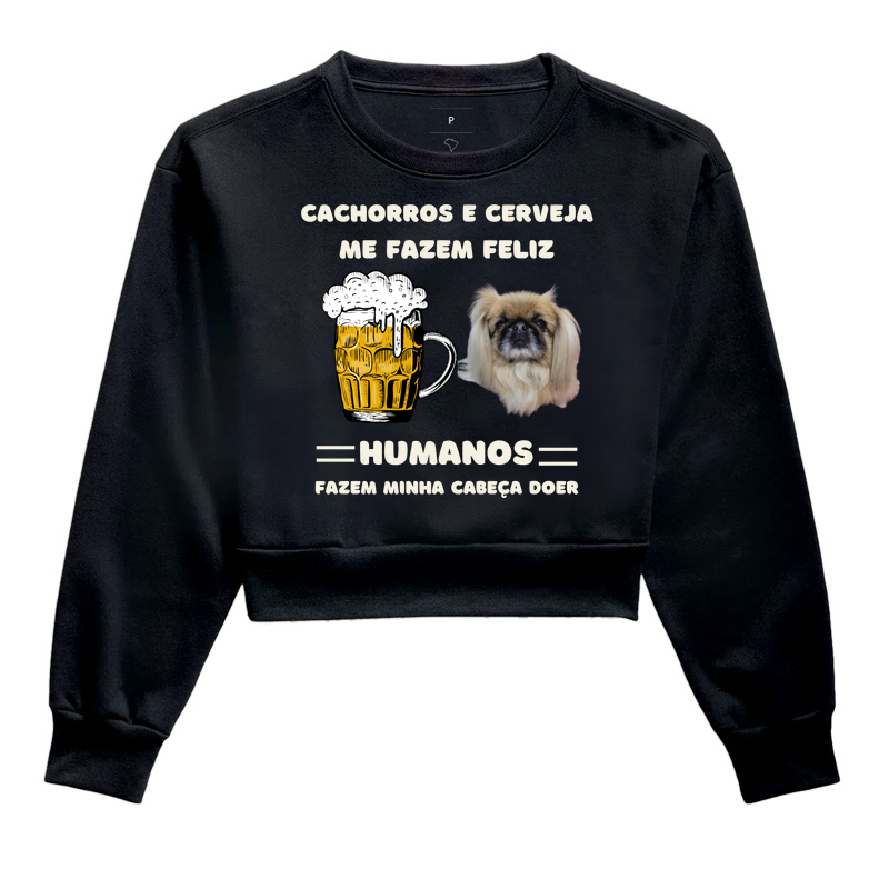 Meg e Cerveja me fazem feliz 