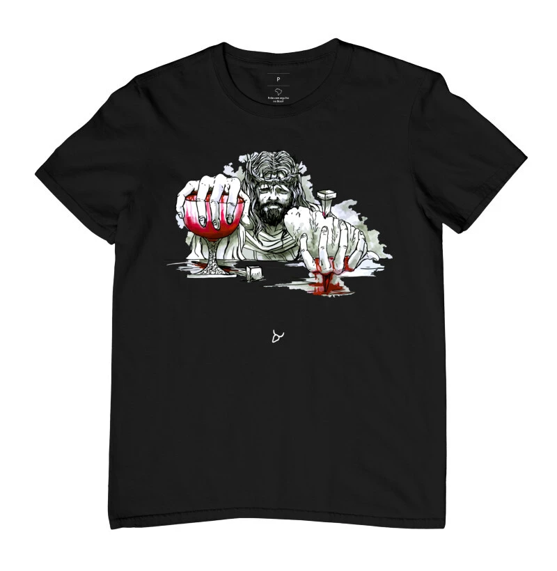 Camiseta PÃO e Vinho 