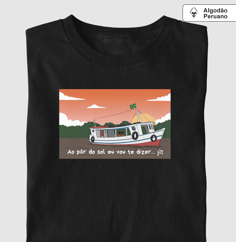 Camiseta “Ao pôr do sol”