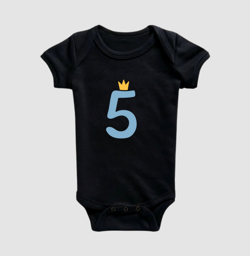 Body Infantil 5 Azul