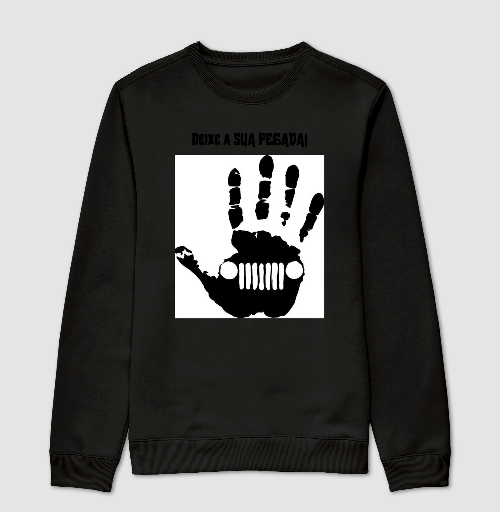Estampa “Deixe a Sua Pegada - Jeep Black"