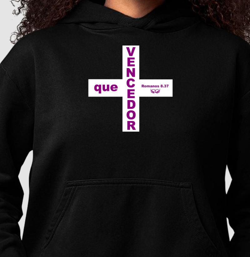 Hoodie Moletom + que vencedor Rm 8.37