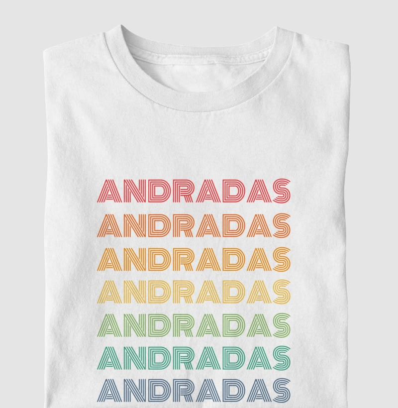 Andradas Letreiro Retrô