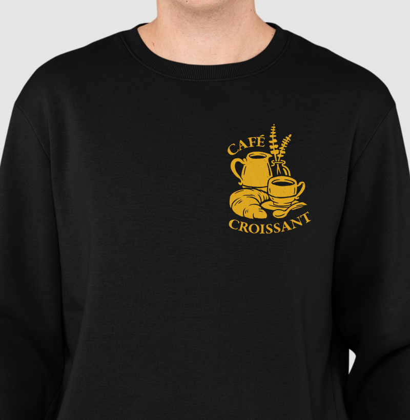 Suéter Moletom Café Paris Pocket