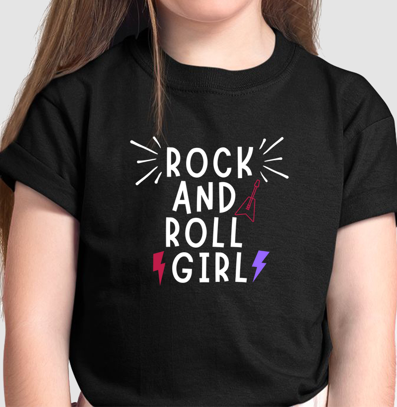 Camiseta Rock and Roll Girl