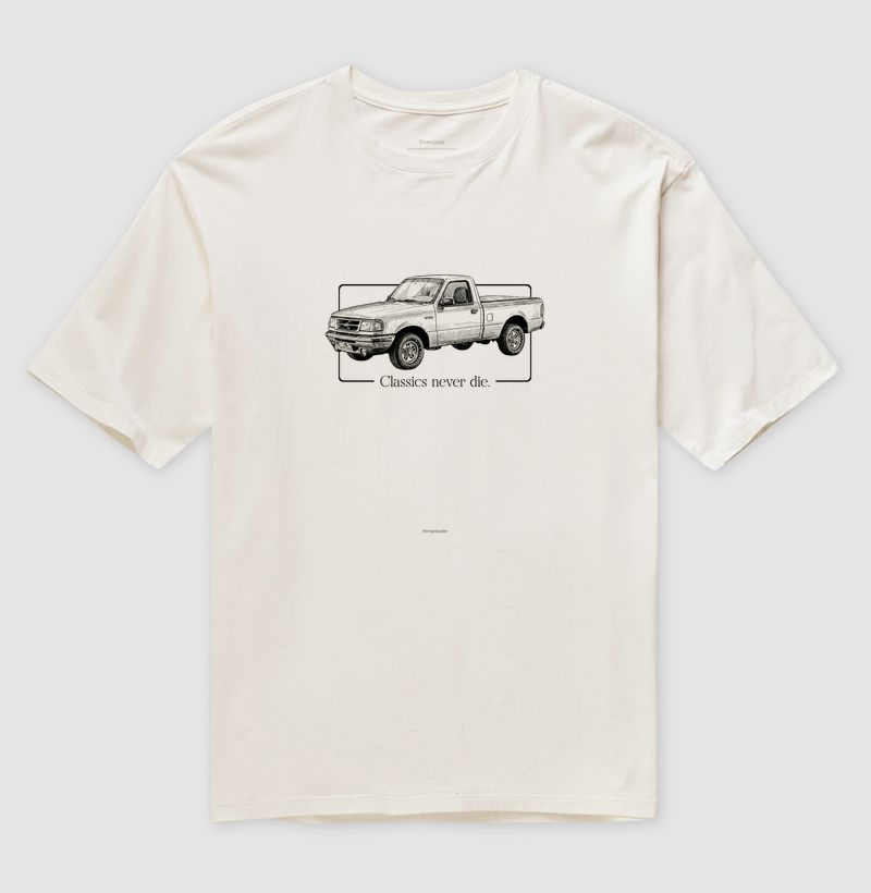 Camiseta Ford Ranger XLT 1997 – Classics Never Die – Clara