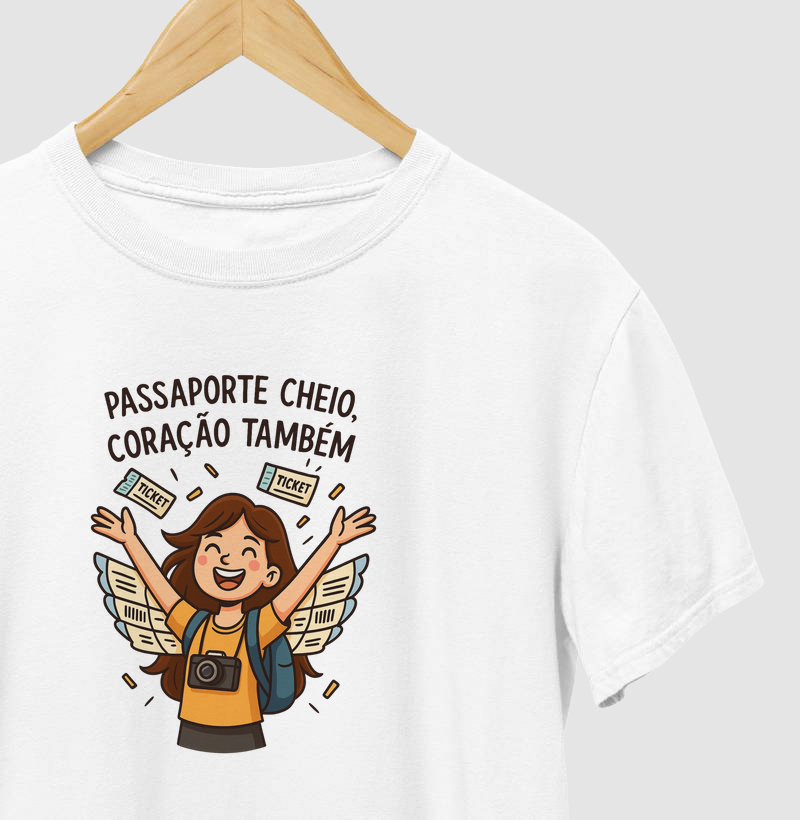 Passaporte cheio. Coração também!