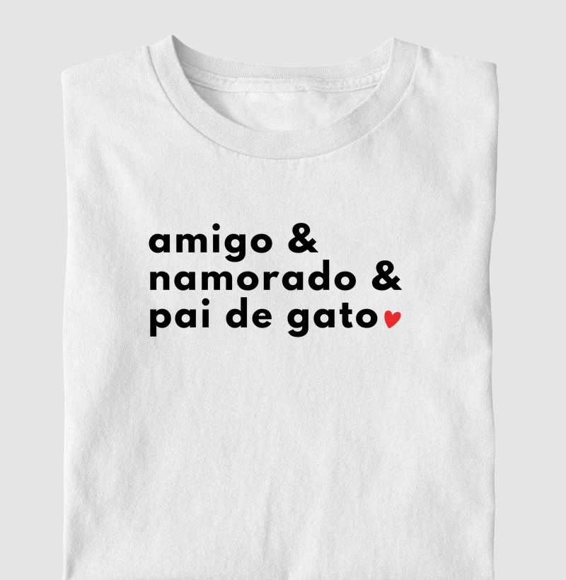 Amigo, namorado e pai de gato