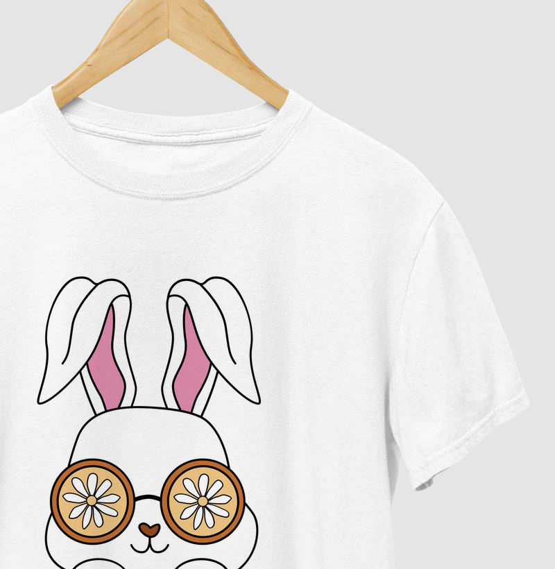 Camiseta Coelho Divertido