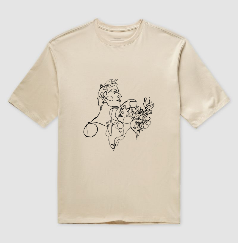 Camiseta Love Vibe Oversized