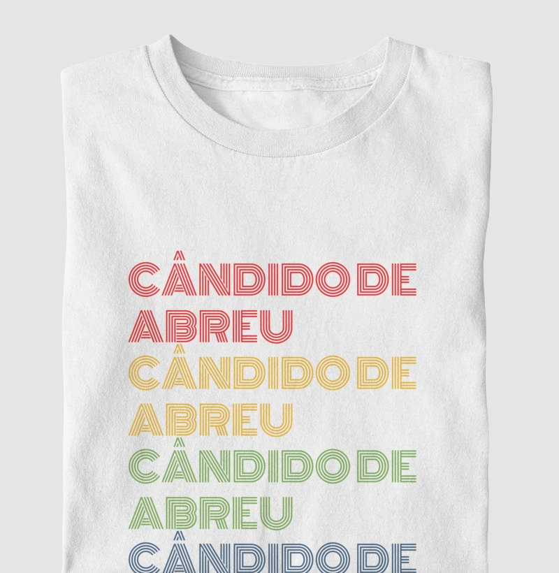Cândido de Abreu Letreiro Retrô