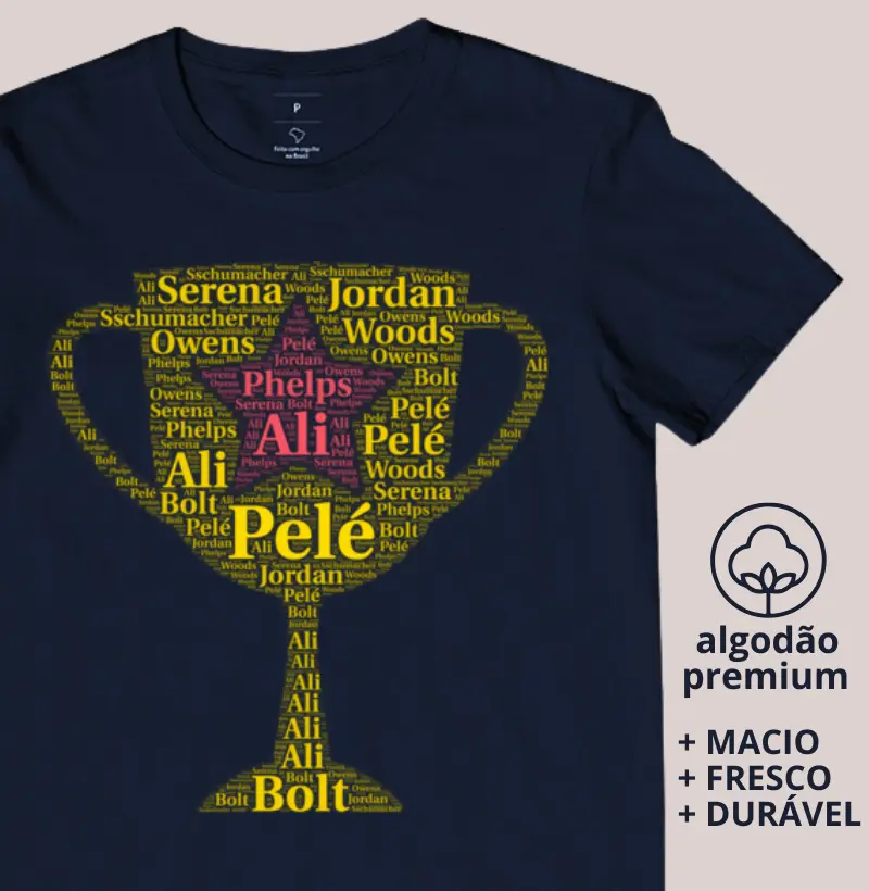 Camiseta Grandes Atletas