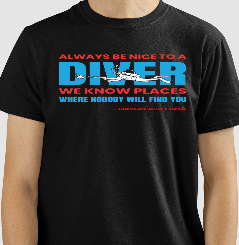 CAMISETA RESERVA.INK MASCULINA E FEMININA TRIBOS.etc DIVER
