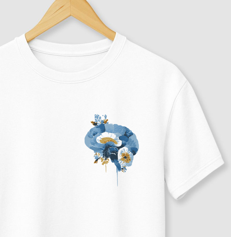 Camiseta - Neuro: Flores