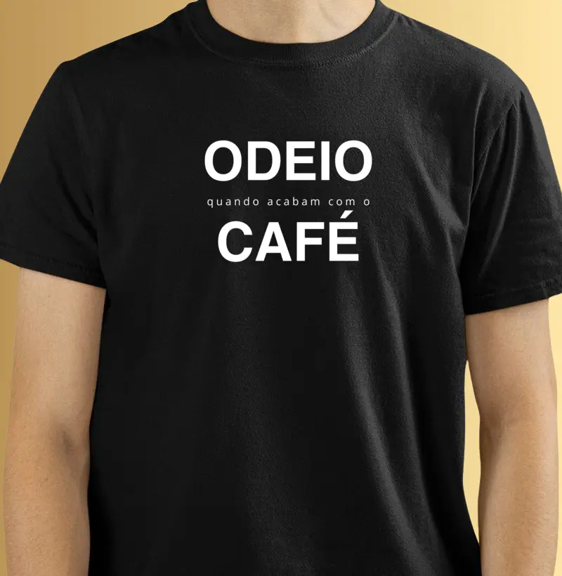 Odeio quando acabam com o café