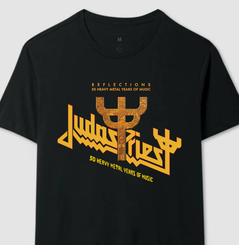 Camiseta Judas Priest - Reflections: 50 Heavy Metal Years of Music