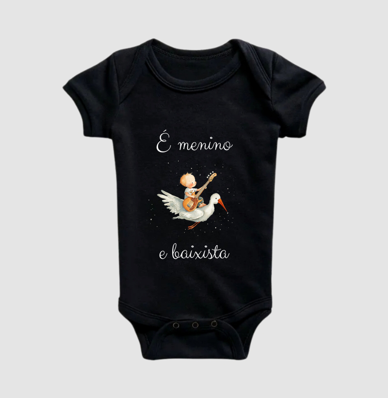 É MENINO E BAIXISTA