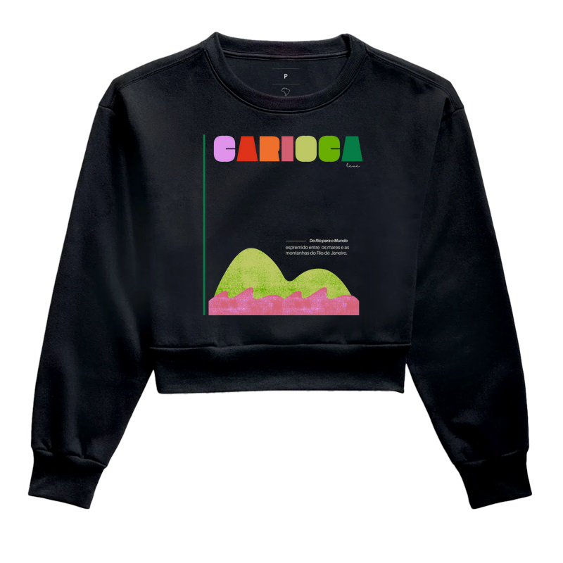 Cropped Moletom Carioca