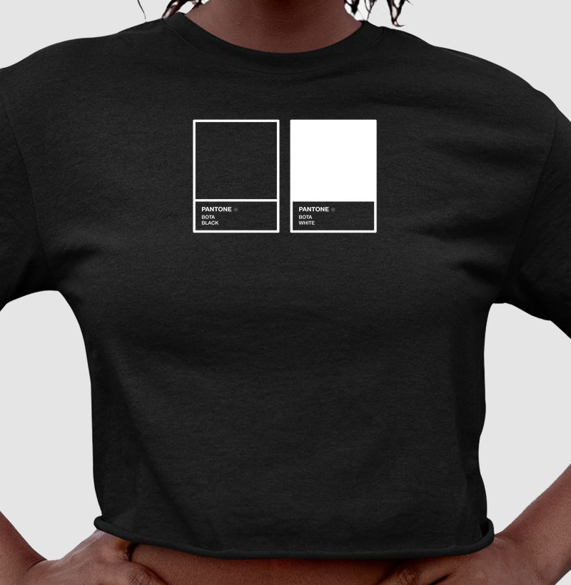 Cropped Pantone Black and White