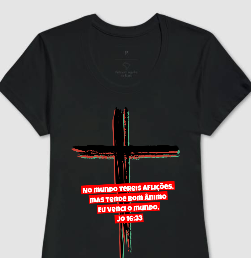 Camiseta Feminina Cruz