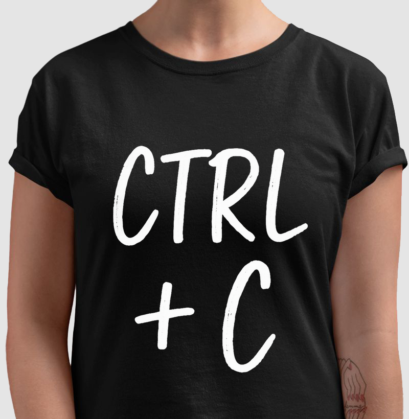 Camiseta Ctrl + C