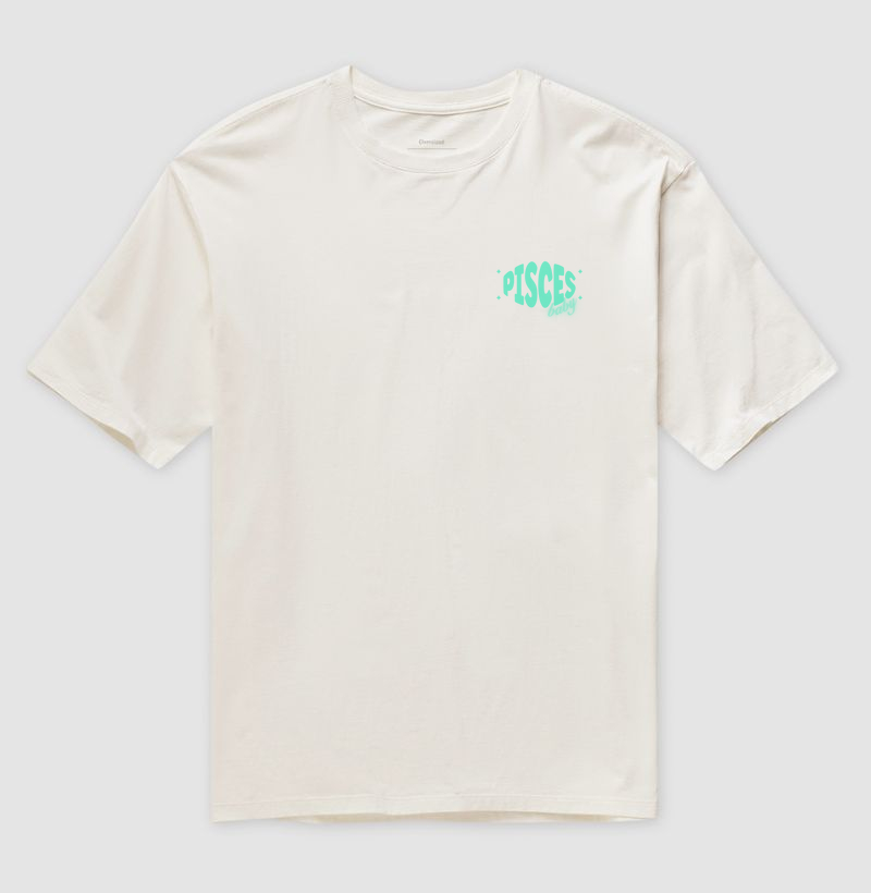 Camiseta Oversized Piscis Baby
