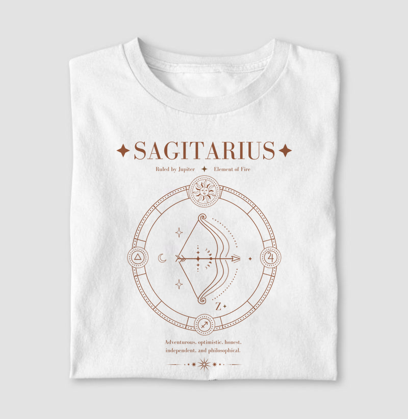 Camiseta Signos SAGITÁRIO - ICONS
