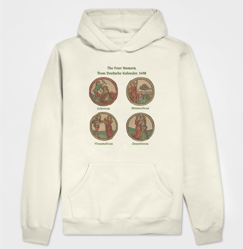 Moletom Hoodie A Ciência dos Humores: Medicina Medieval