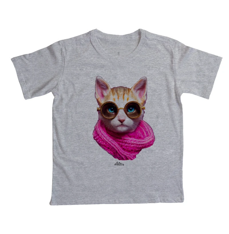 Gato com Cachecol 