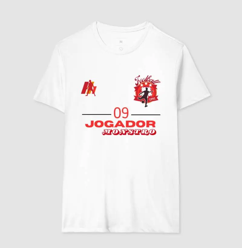 camiseta jogador monstro