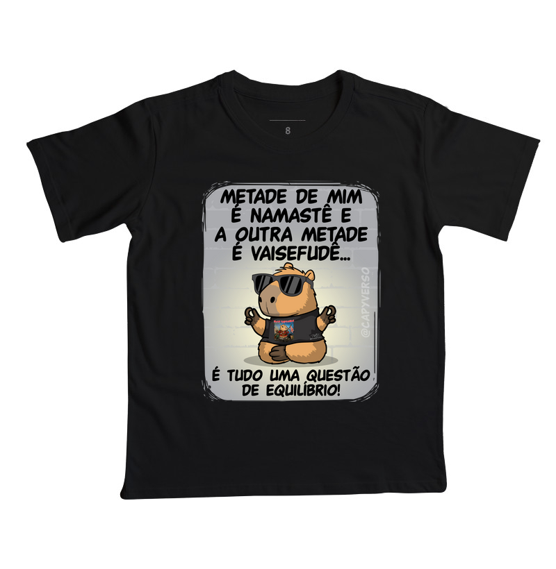 Camiseta Capivara Namastê