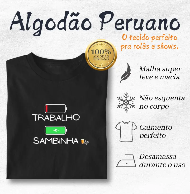 Bateria a 100% no samba