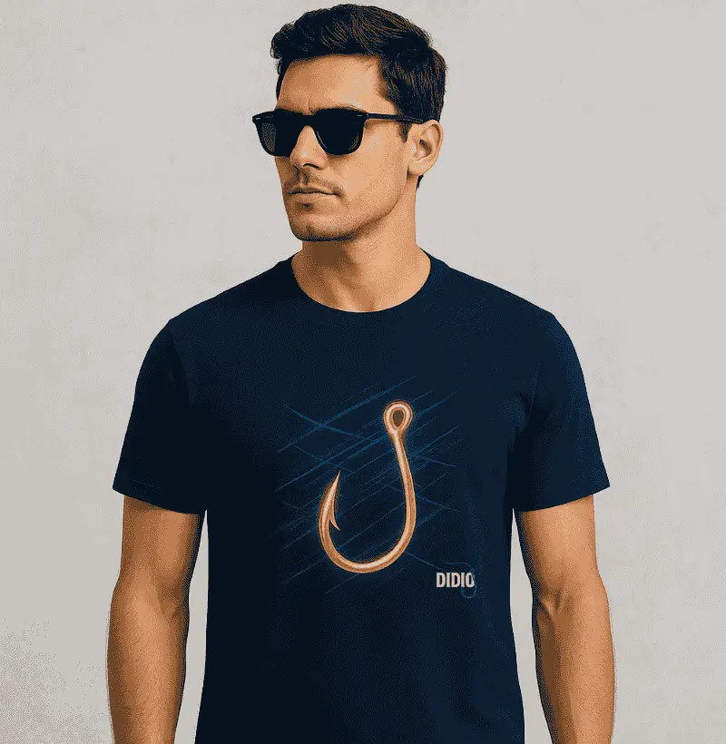 Camiseta Anzol Dourado