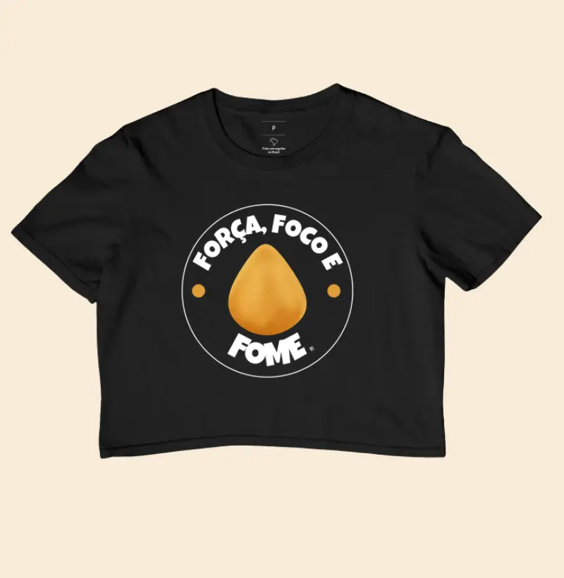 Cropped Força, foco e fome