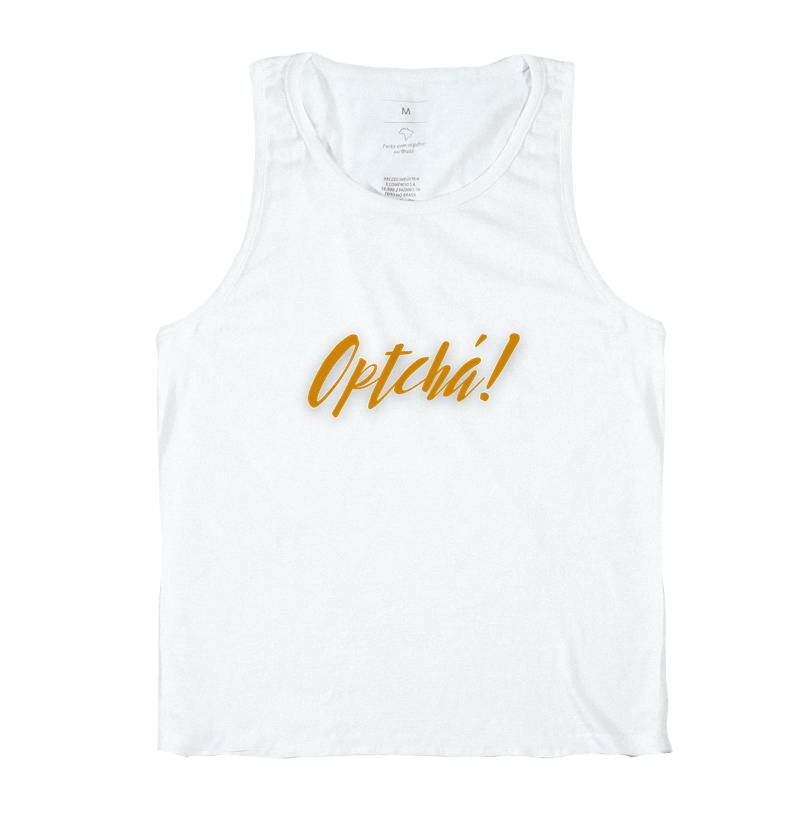 Cigano - Saudação - Laranja - Camiseta regata cores