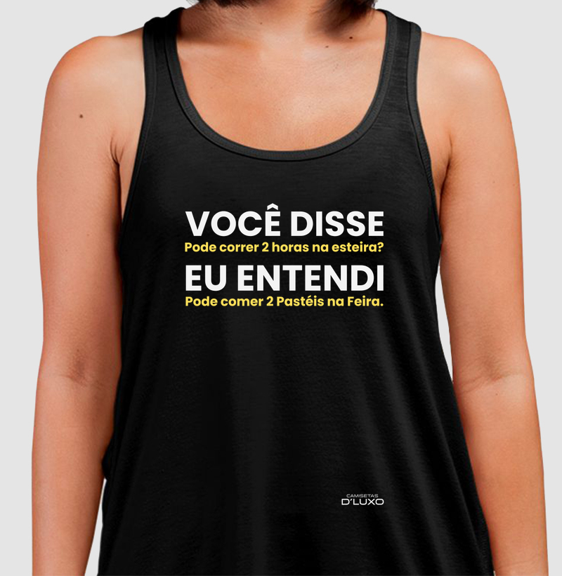 Você falou pode correr 2 horas na esteira