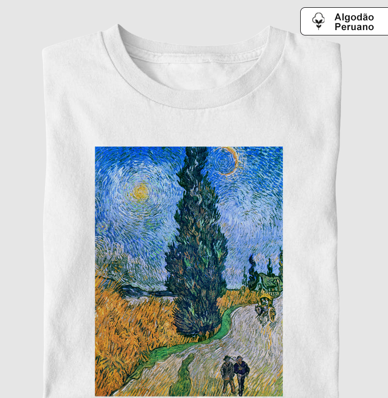 Road with Cypress and Star