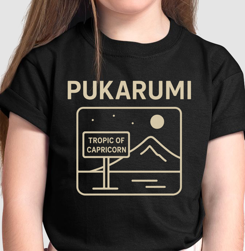 Camiseta Infantil Unissex Capricorn Pukarumi