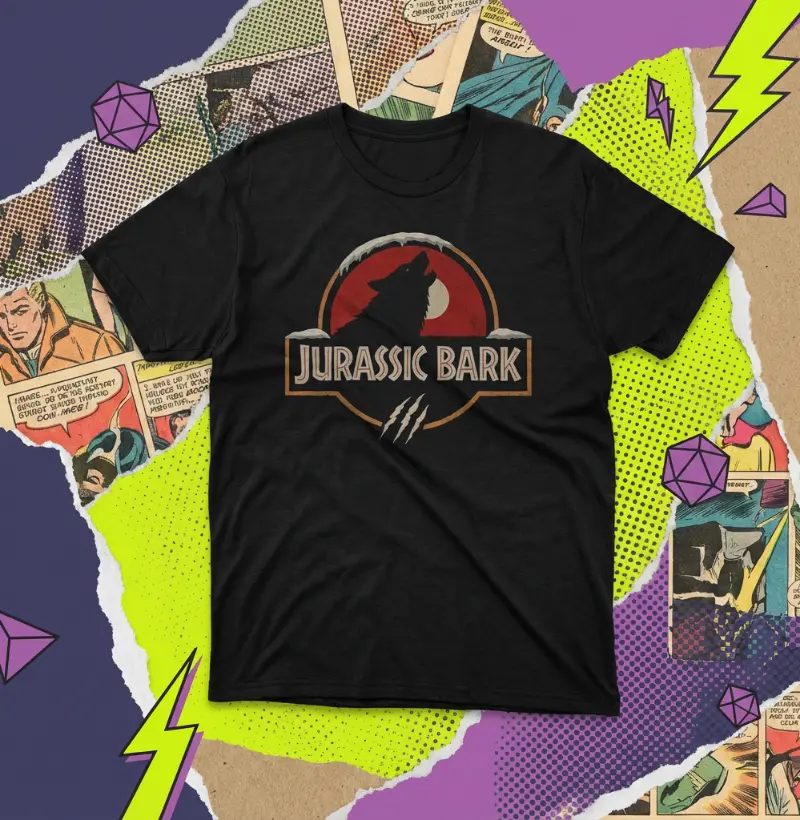 Tee Algodão Peruano - Jurassic Bark