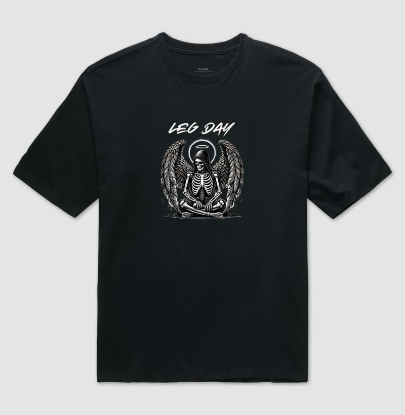 Camiseta Leg Day Caveira