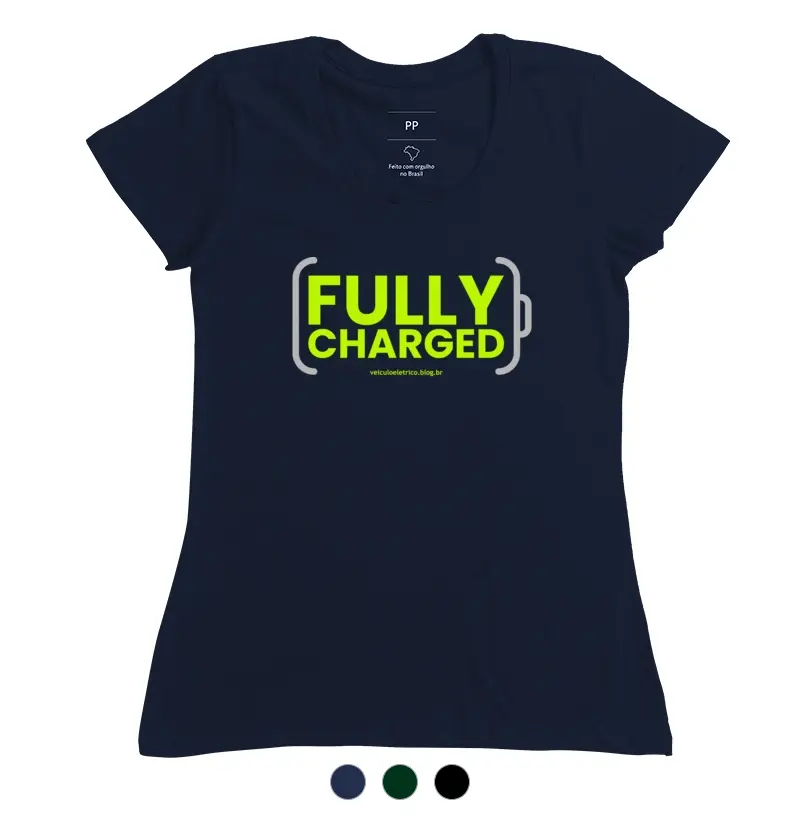 Camiseta Fully Charged Feminina