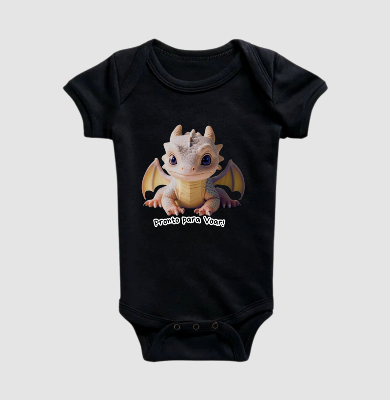 Camisa Baby Dragon Cinza