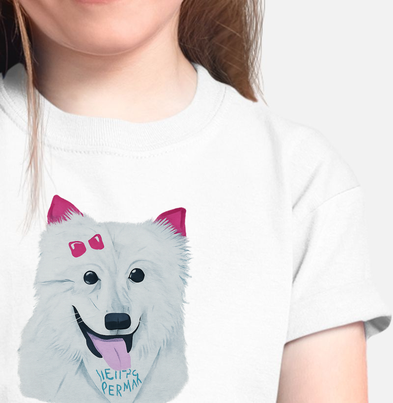 Camiseta Infantil Pérola Wall
