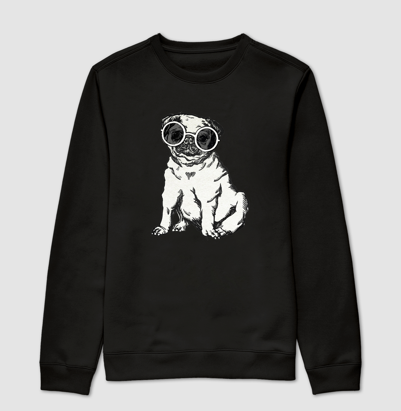 Moletom Sueter Slim Style Pug