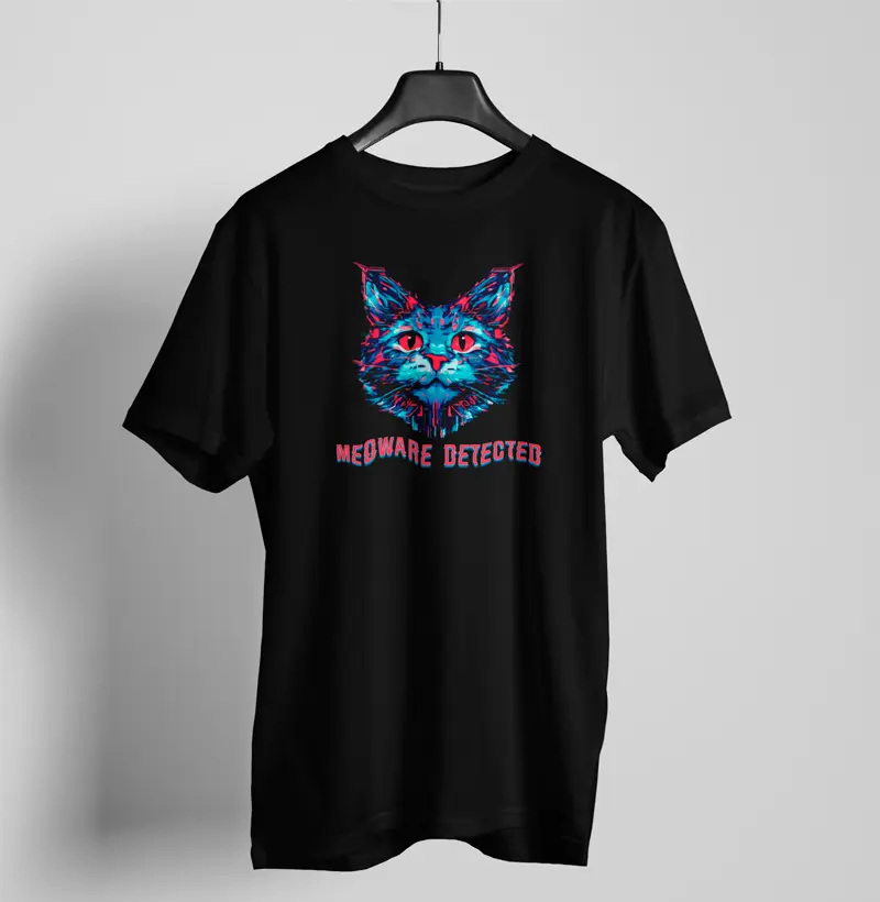 Camiseta - "Meoware Detected"