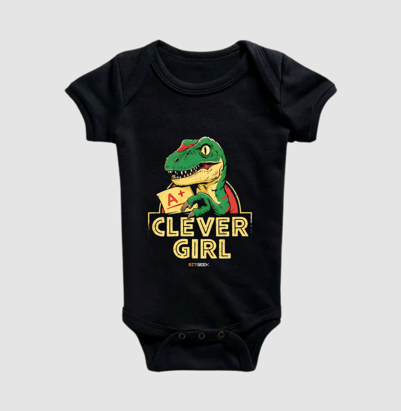 Body Infantil Clever Girl