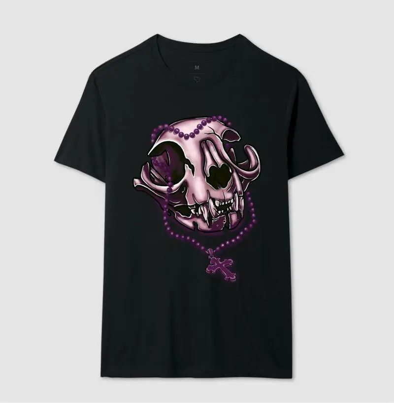 Pink skull cat